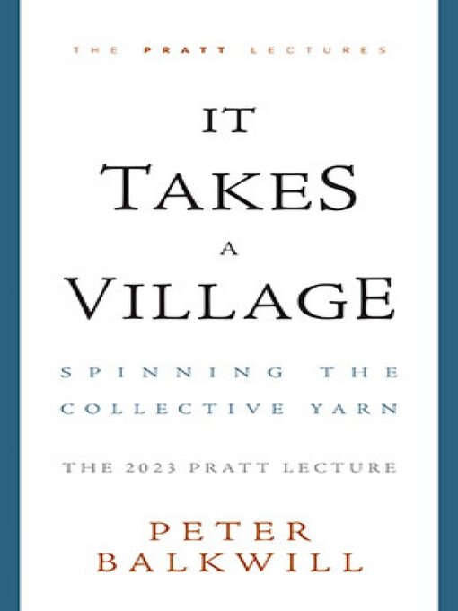Title details for It Takes a Village by Peter Balkwill - Wait list